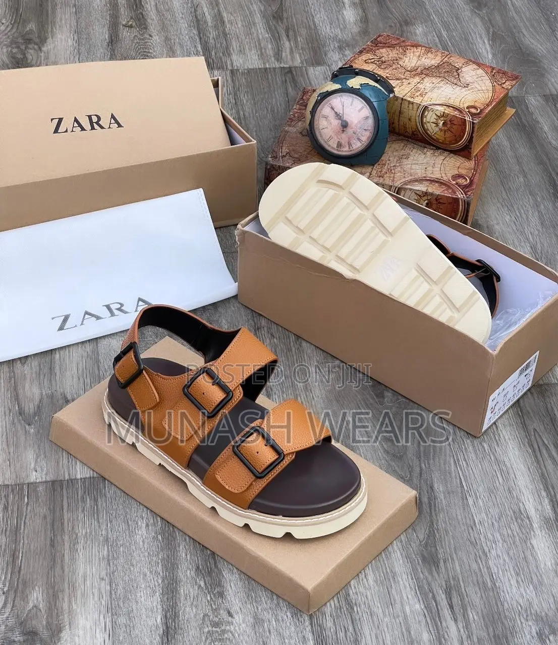 Zara Leather Sandal