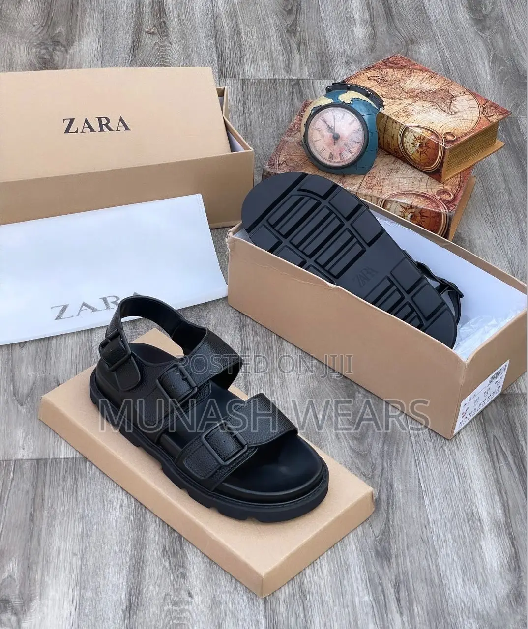 Zara Leather Sandal