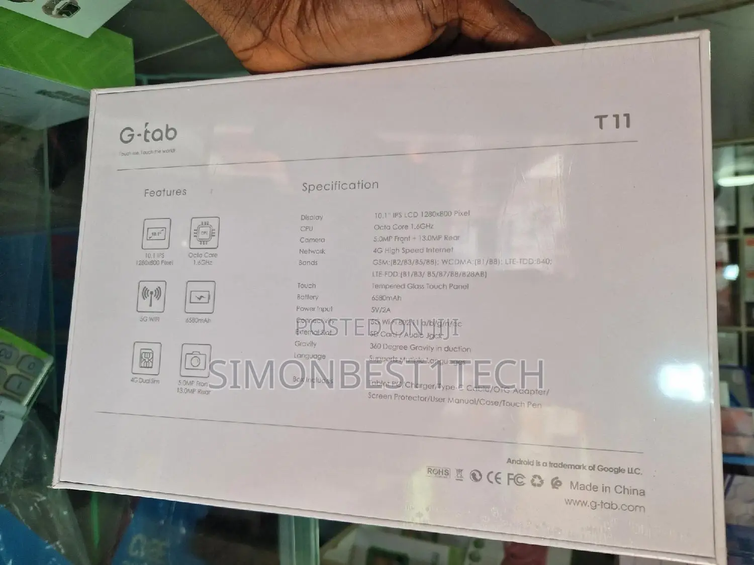 New G-Tab T11 128 GB Gray