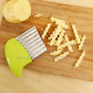 Wavy Onion Potato Slice Crinkle French Fries