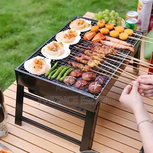 BBQ Grill Barbecue Charcoal Grill, Structure Portable Grill