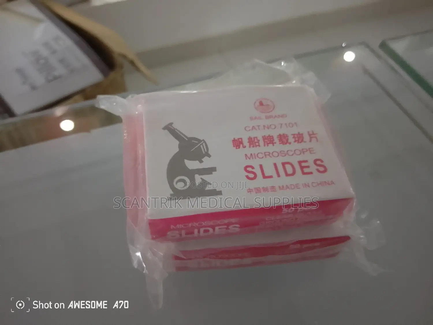 Transparent Glass Slide