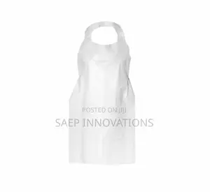 Disposable Plastic Apron White X 100 PCS