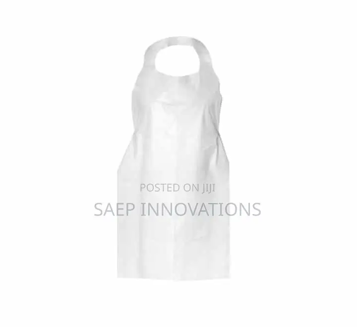 Disposable Plastic Apron White X 100 PCS