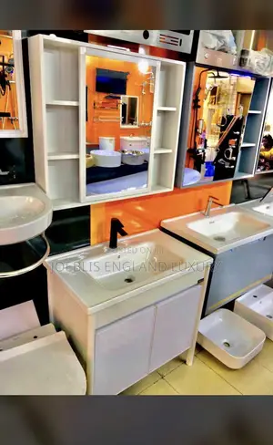 80cm Cabinet With Cabinet Mirror