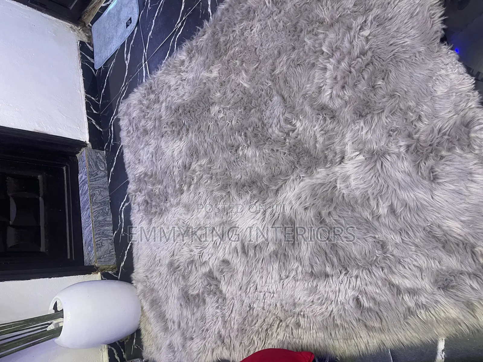 Fluffy Fur Center Rug