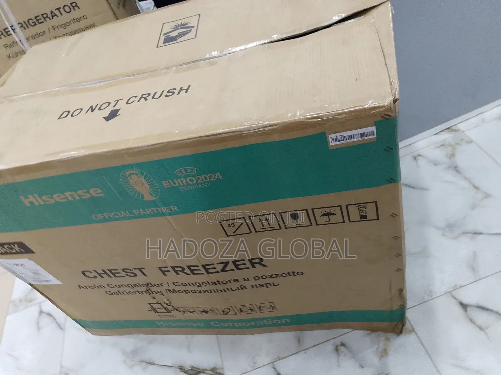 Fast Freezing Hisense Silver Chest Freezer