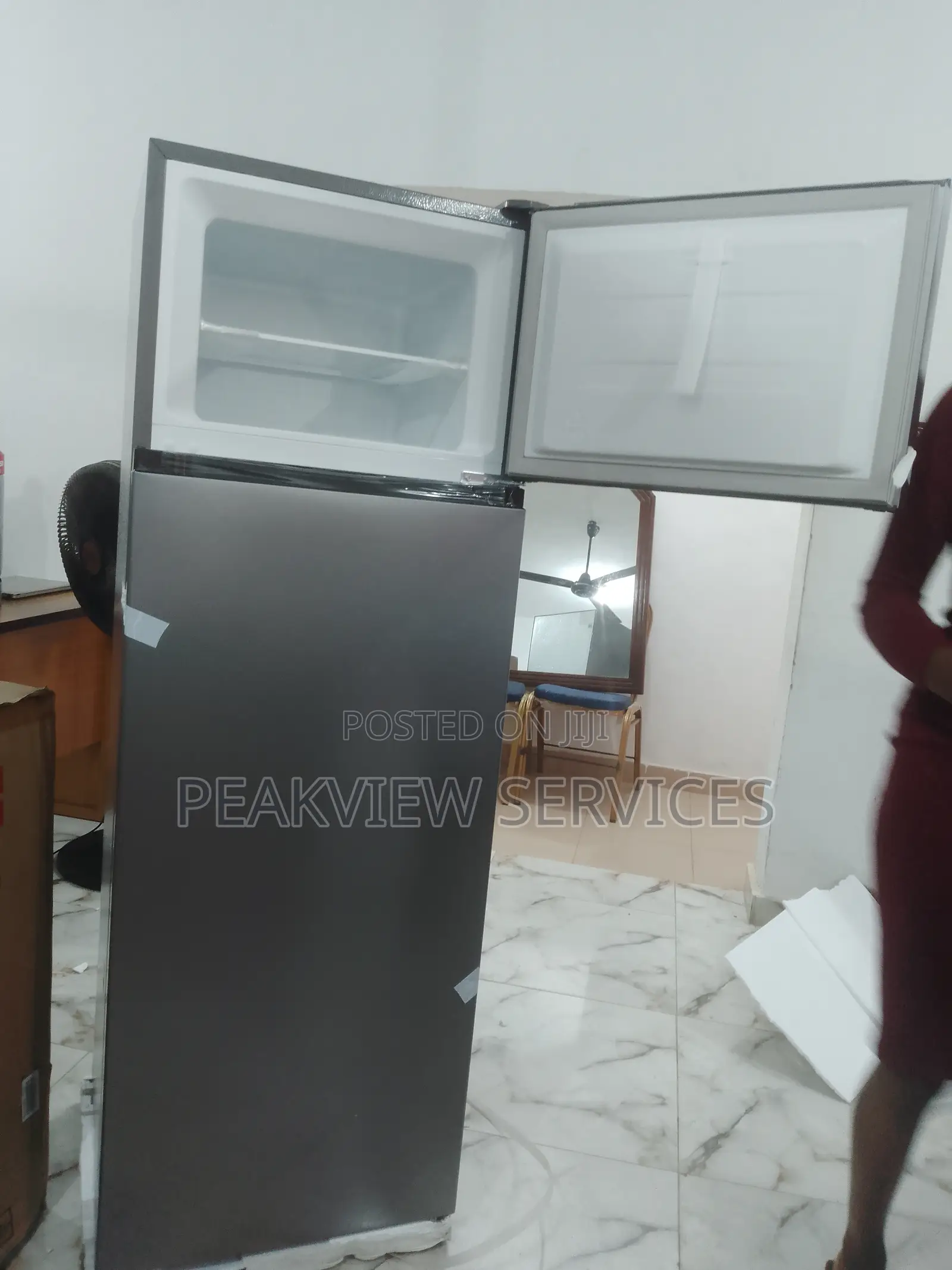 New in Hisense Double Door Refrigerator