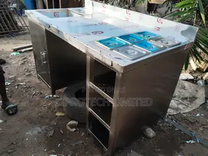 Cocktail Station With Cabinet