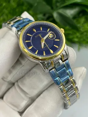 Ruinita Gold/Silver Chain Watch for Women's