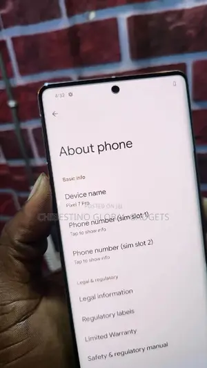 Google Pixel 7 Pro 128 GB Black