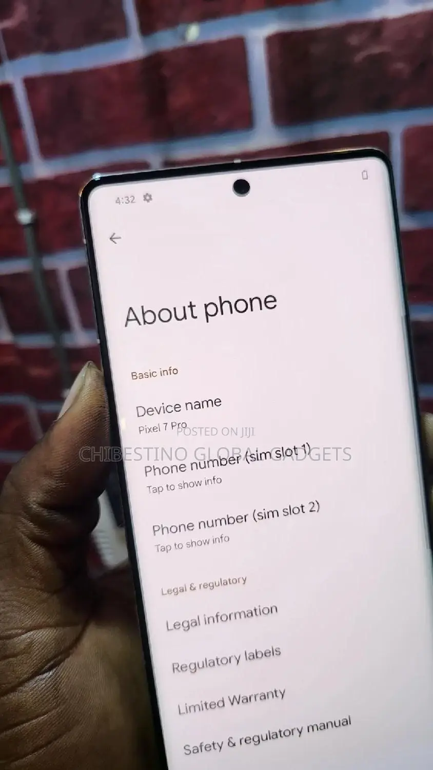Google Pixel 7 Pro 128 GB Black
