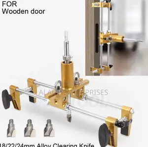 Handle Hinge Knob Latch Bolt Installation Tool Kit