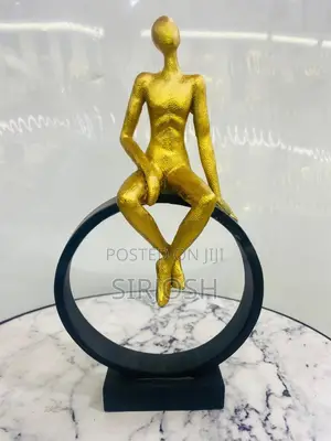 Sculpture Statue DIY Moon Metal Ornament