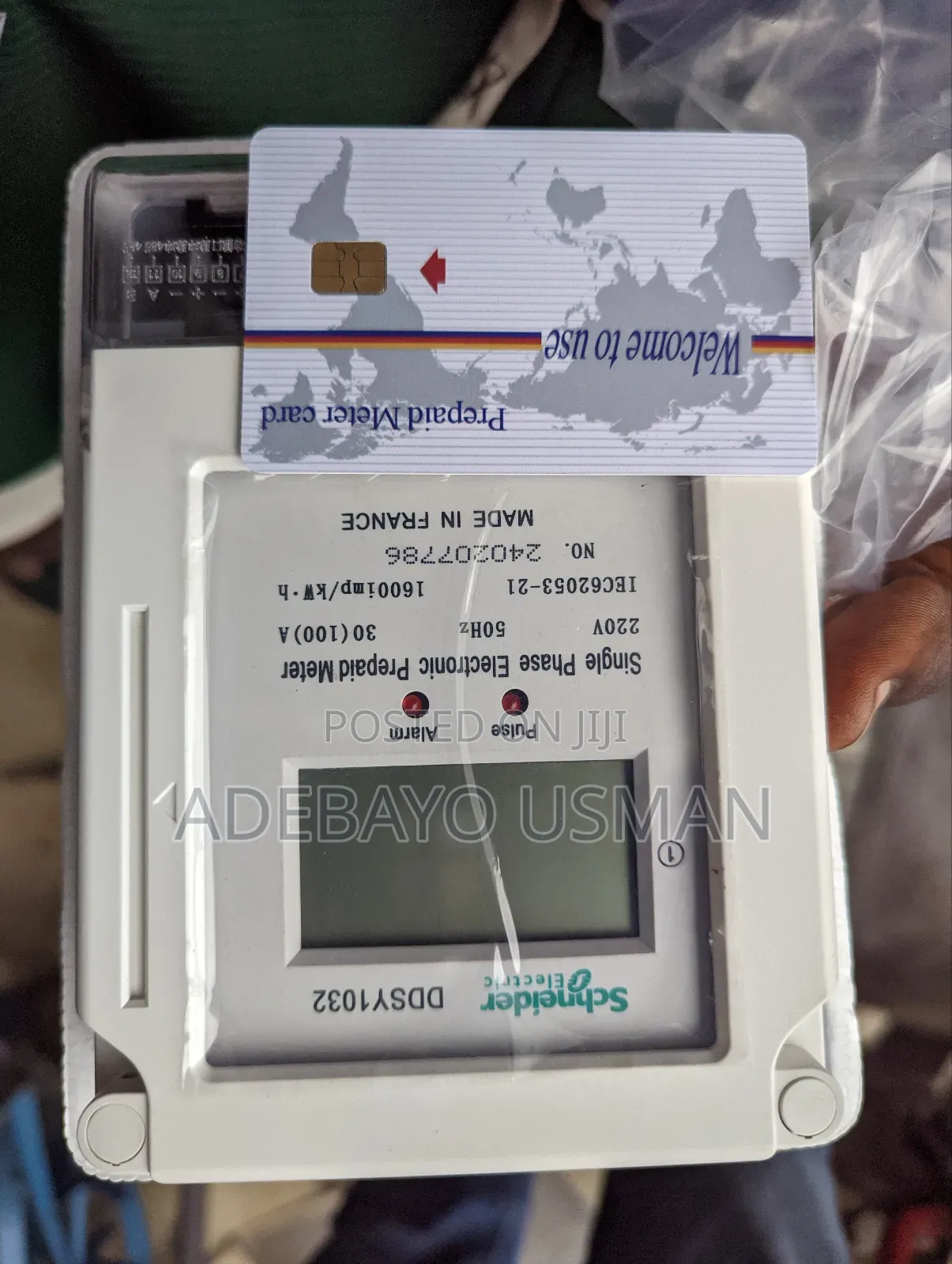 Single Phase Electronics Prepaid Metre