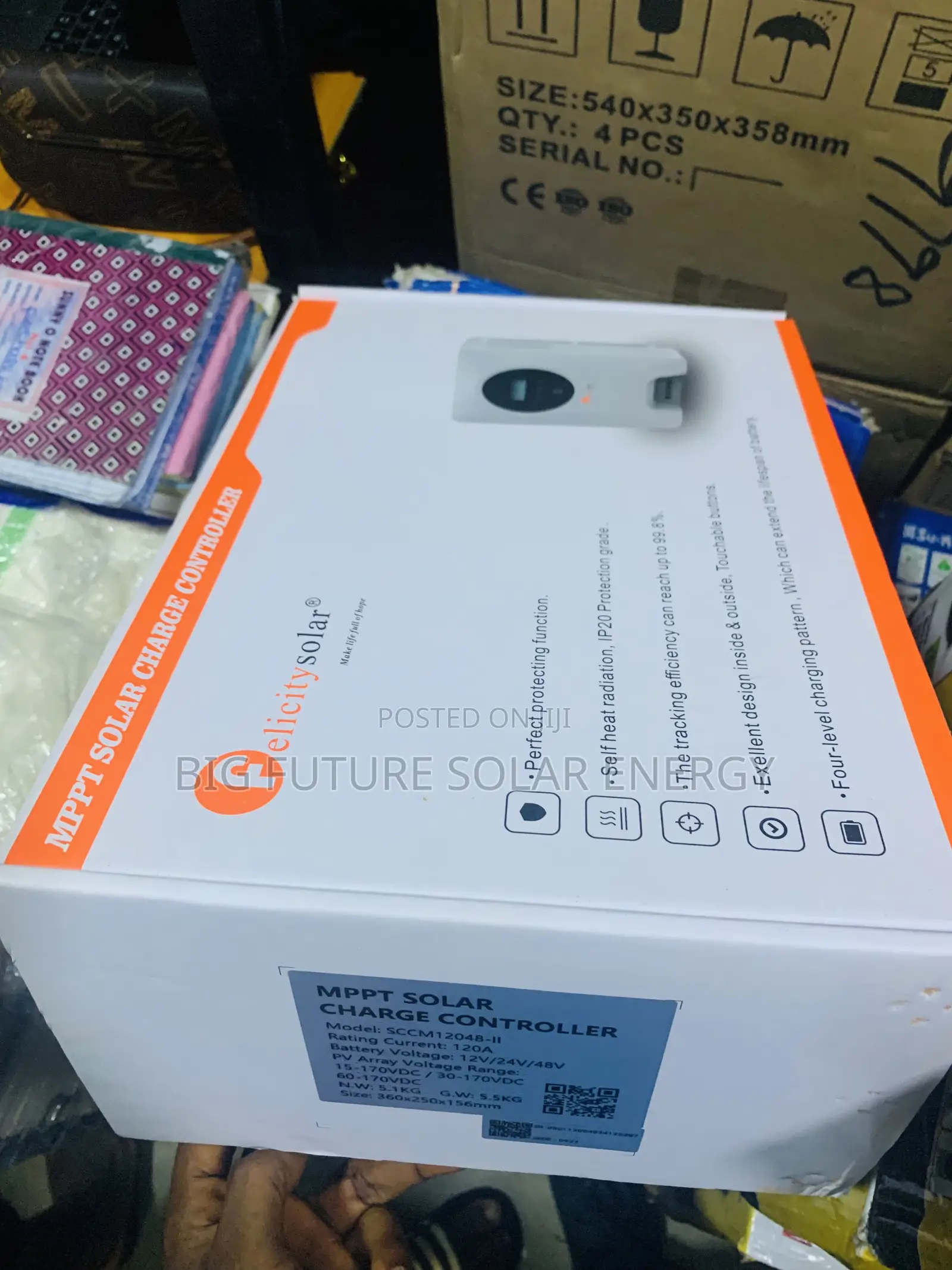 Felicity MPPT Charge Controller 120a