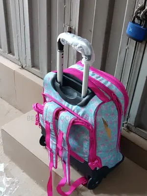 Stock Trolley School Bag With Backpack