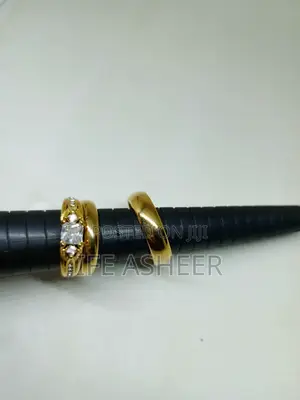 France Gold Couples Set of Wedding Ring 022