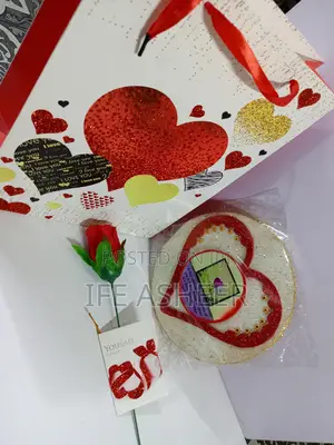 Lovers Package: Simple Frame Rose Flower in a Fancy Bag 02
