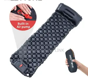 Air Bed Inflatable Airbed Mattress + Built in Inflator Pump