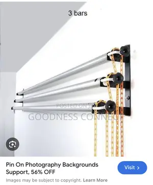 Wall Mounting Ceiling Manuel 3rollers Background Holder