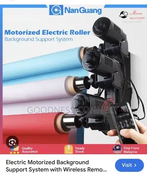 Electric Motorized Background Support System 3rollers