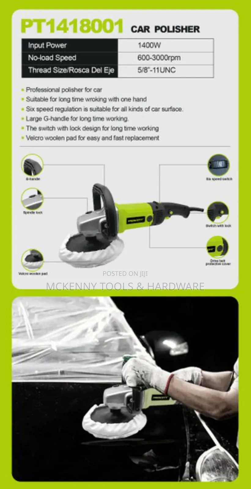 Car Polisher Machine 7 "