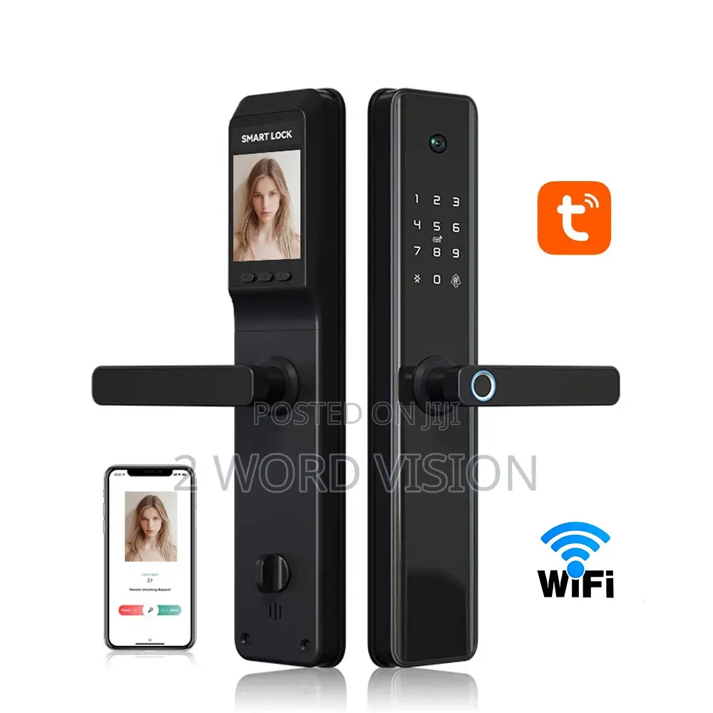 Fingerprint, Card, Tuya,Phone App Unlock Automatic Door Lock