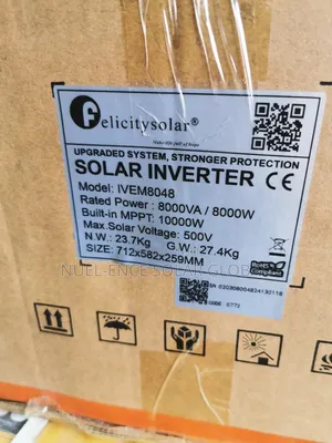 8kva 48v Ivem Felicity Hybrid Inverter With 10000w MPPT
