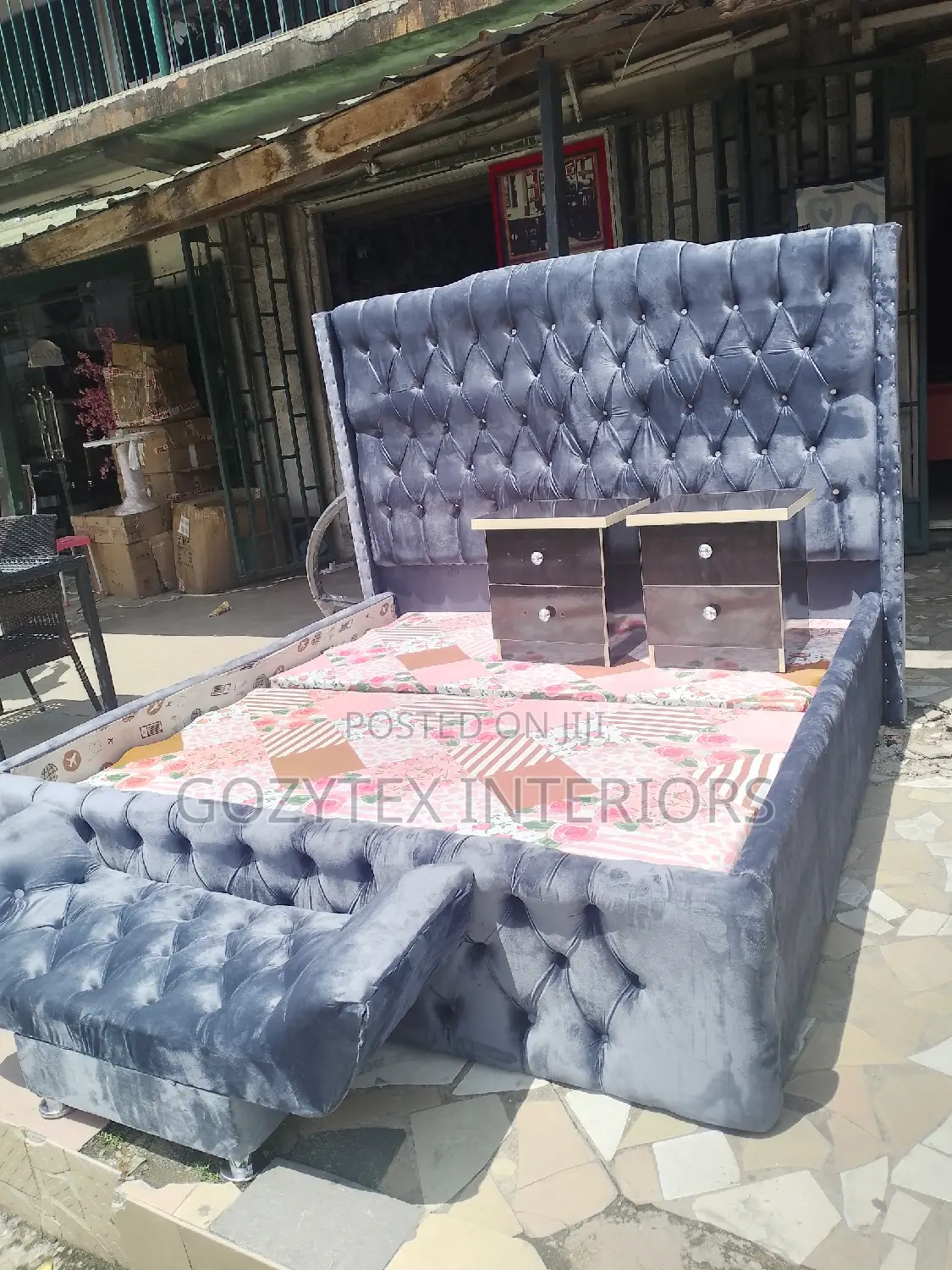 Bed Frame With 2 Drawers