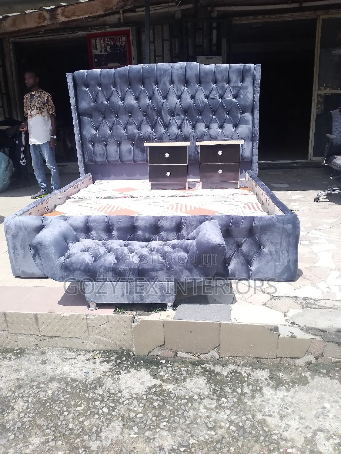 Bed Frame With 2 Drawers