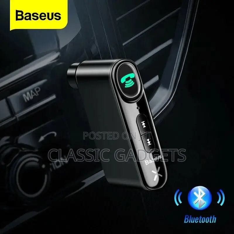 Baseus in Auto Wireless Bluetooth Receiver 3.5mm AUX