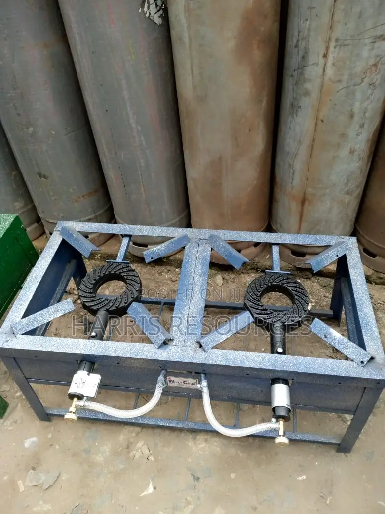 Double Burner Industrial Gas Cooker