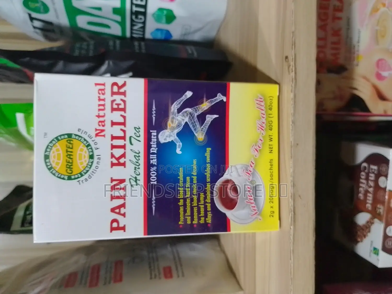 Natural Pain Killer Herbal Tea 