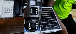 Dual Lens 4g Solar PTZ Camera 4mp With Auto Tracking