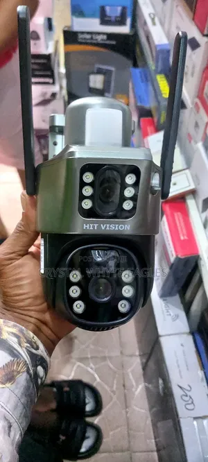 Dual Lens 4g Solar PTZ Camera 4mp With Auto Tracking
