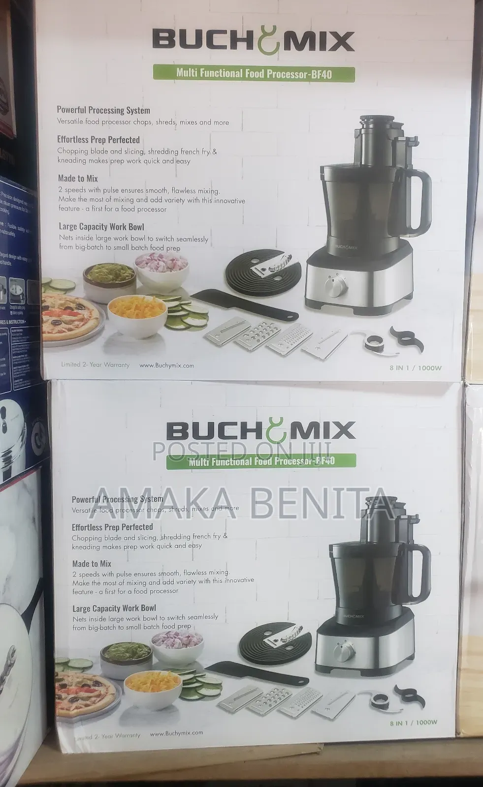 Buchymix Multifunctional Food Processor Bf40