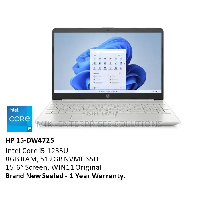 Laptop HP 15 8GB Intel Core I5 SSD 512GB