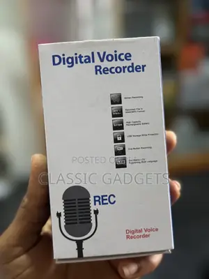 Digital Voice Recorder Recording With In Built Battery