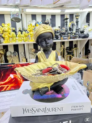Black Figure Decoration Resin