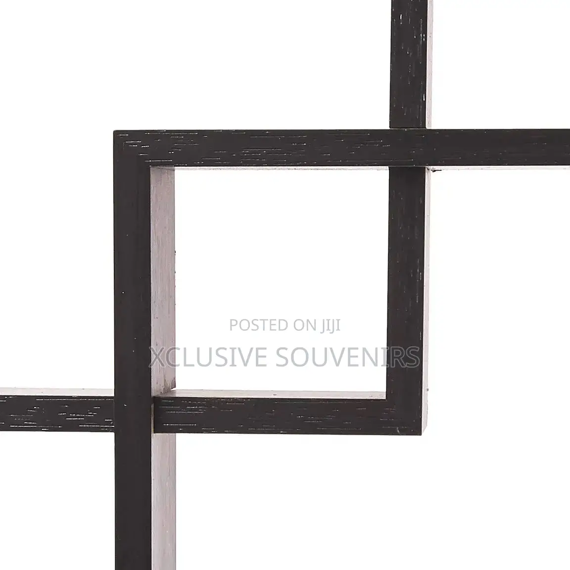 Easy to Assemble 4 Cube Intersecting Floating Shelves