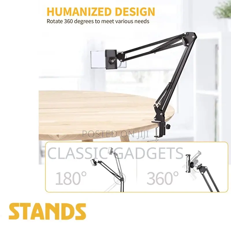360° Rotatable Tablets/ Phones Stand for Bed,Tables,