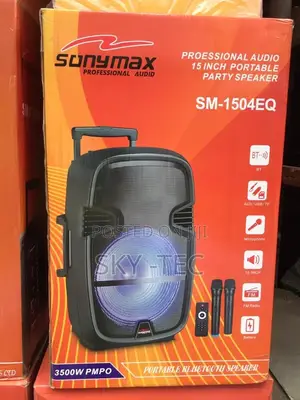 SONY Max 15inches 3500W Big Magnet Big Battery Pa System