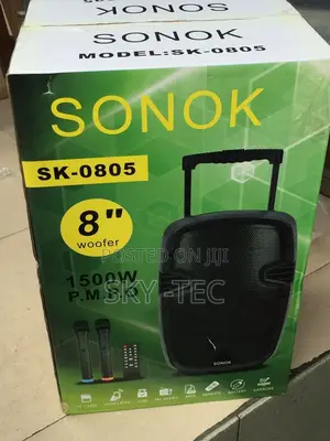 Photo - Sonok 8inches 1500watts Big Battery 2wireless Mic Pa System