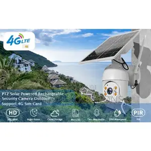 4g Sim Security Surveillance Waterproof Solar PTZ Camera
