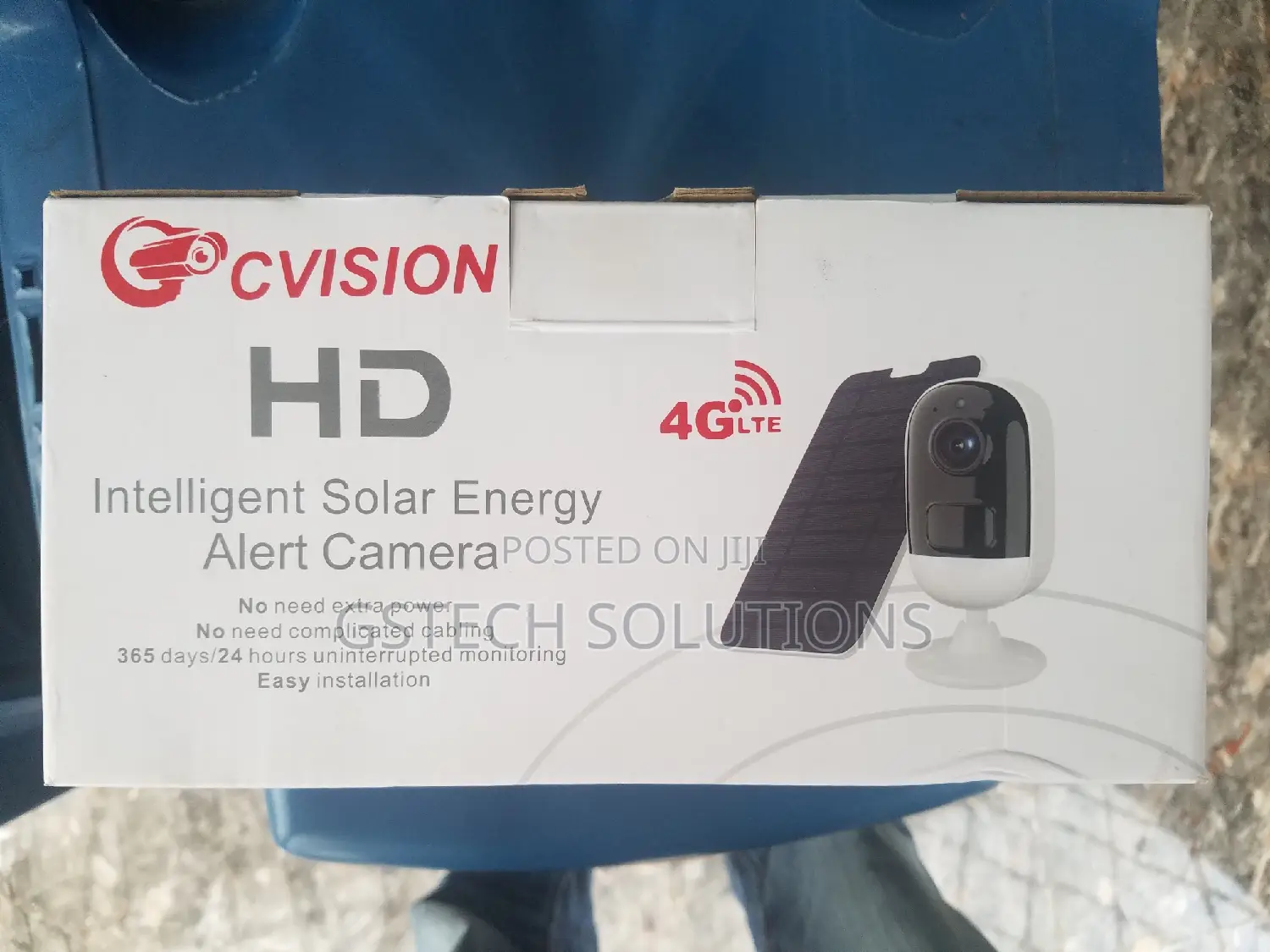 CCTV Solar Powered Indoor Camera + 4G Sim Card