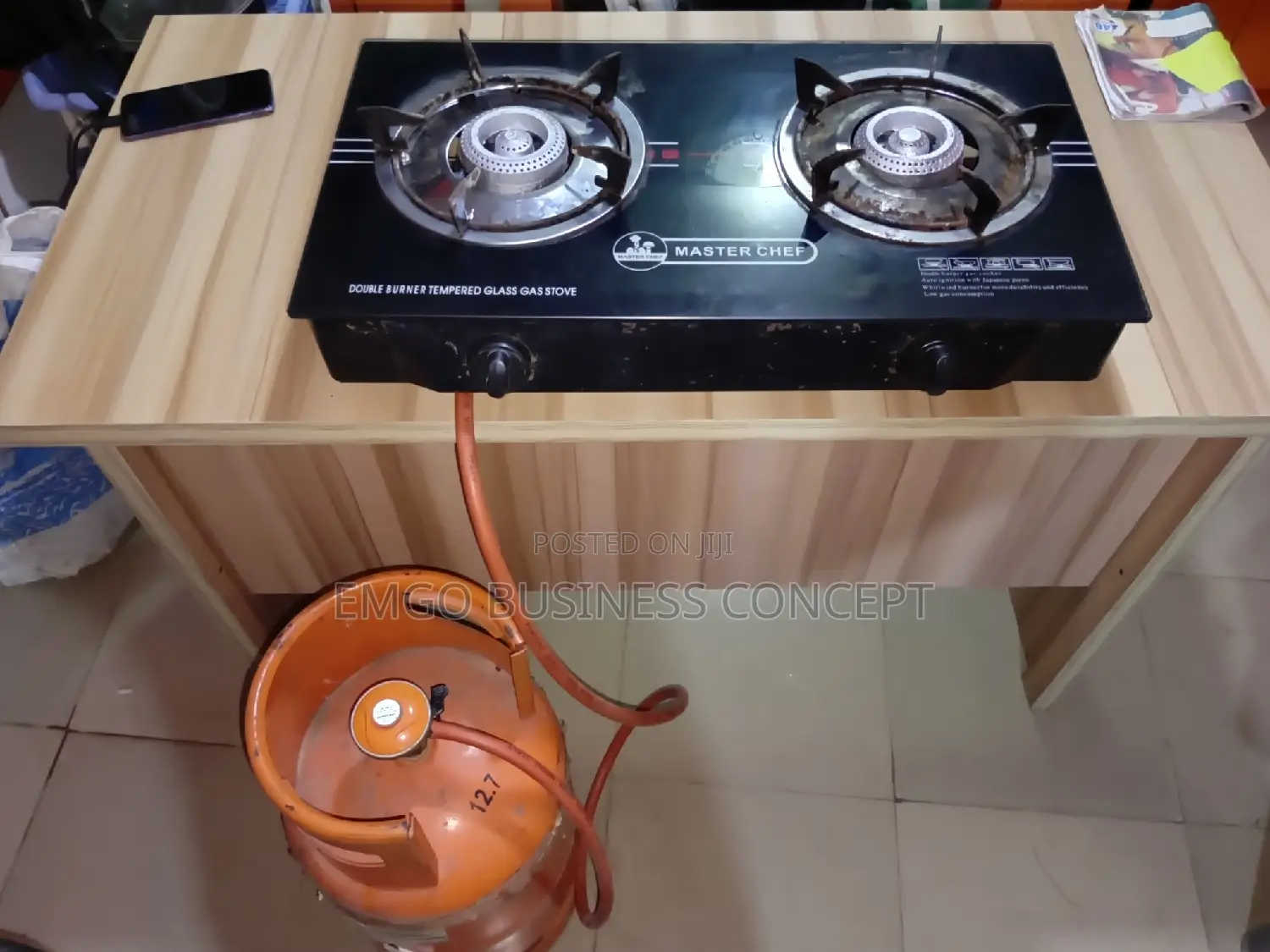 Cylinder and Burner