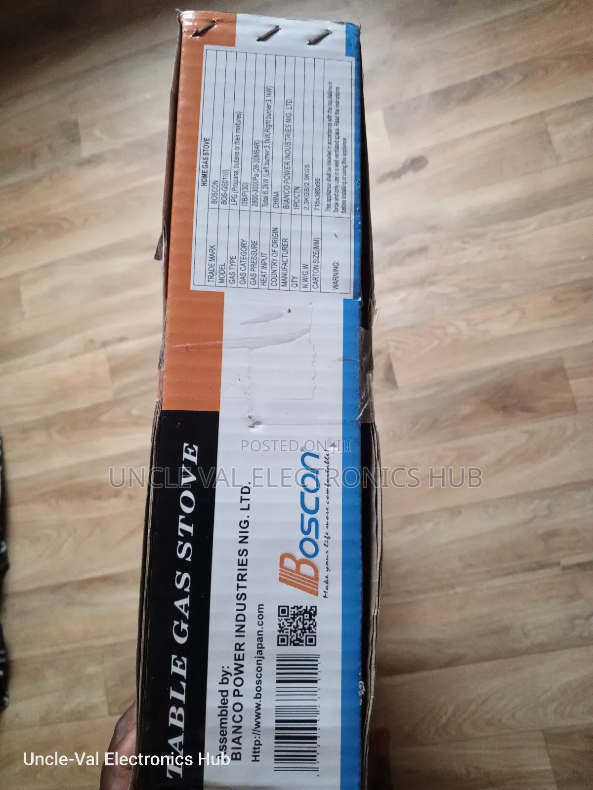 Boscon Table Infrared Gas Cooker