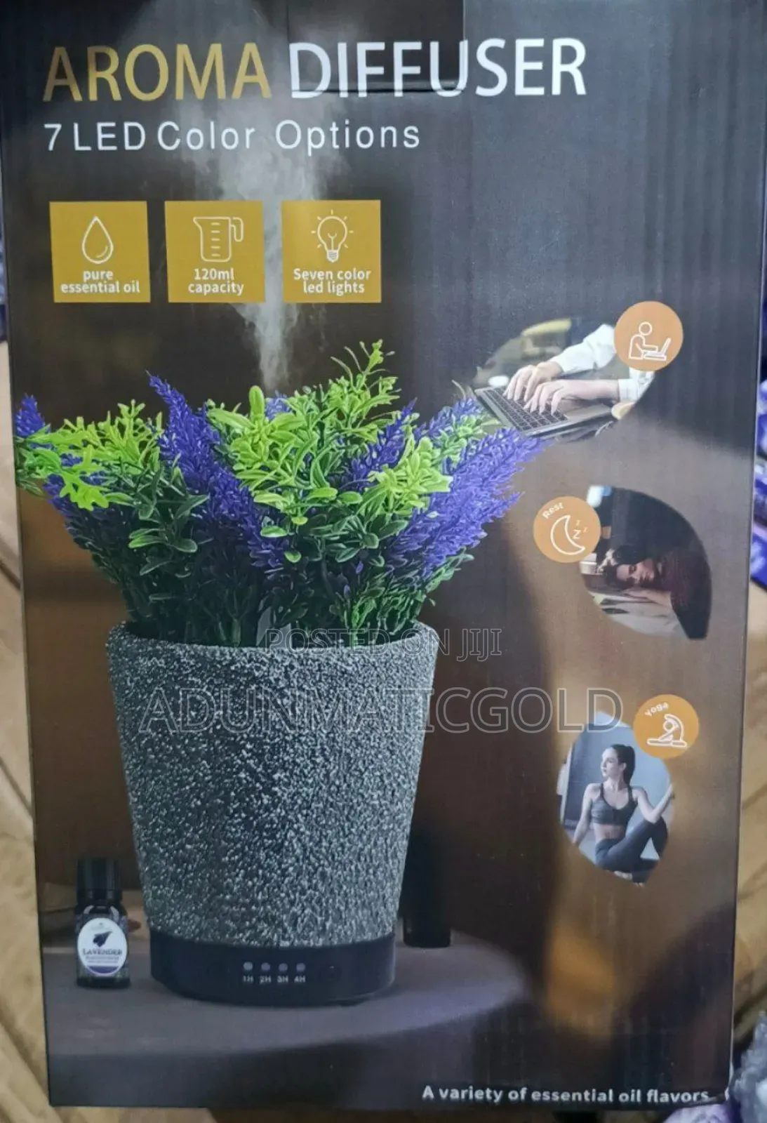 Flower Vase Aroma Diffuser (Comes With Oil)