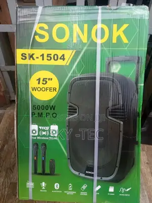 Sonok 15inches 5000w Big Battery Big Magnet Pa System Speake